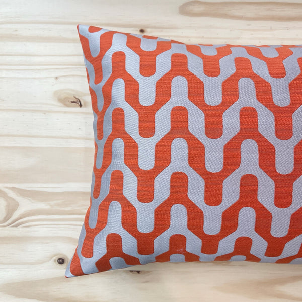 Orange red throw discount pillows