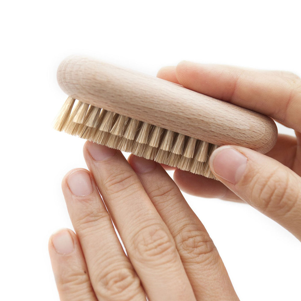 Nail Brush Firm Nature Wooden Sisal Scrub Brush For Toes And - Temu